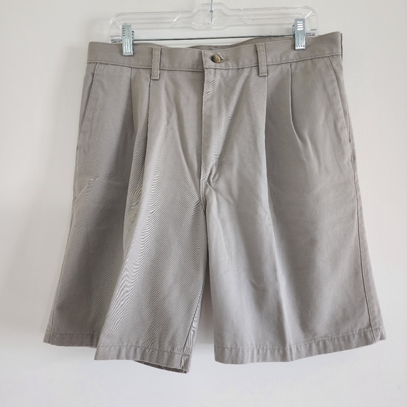 Men's Wrangler Trader Creek Front Pleated Shorts Size 34 - Picture 3 of 5